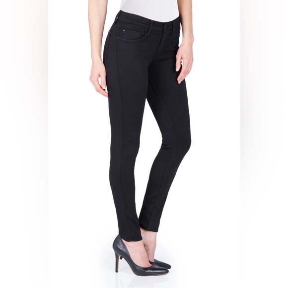 Black Fidelity Gwen High Super Skinny Jeans - Picture 2 of 8